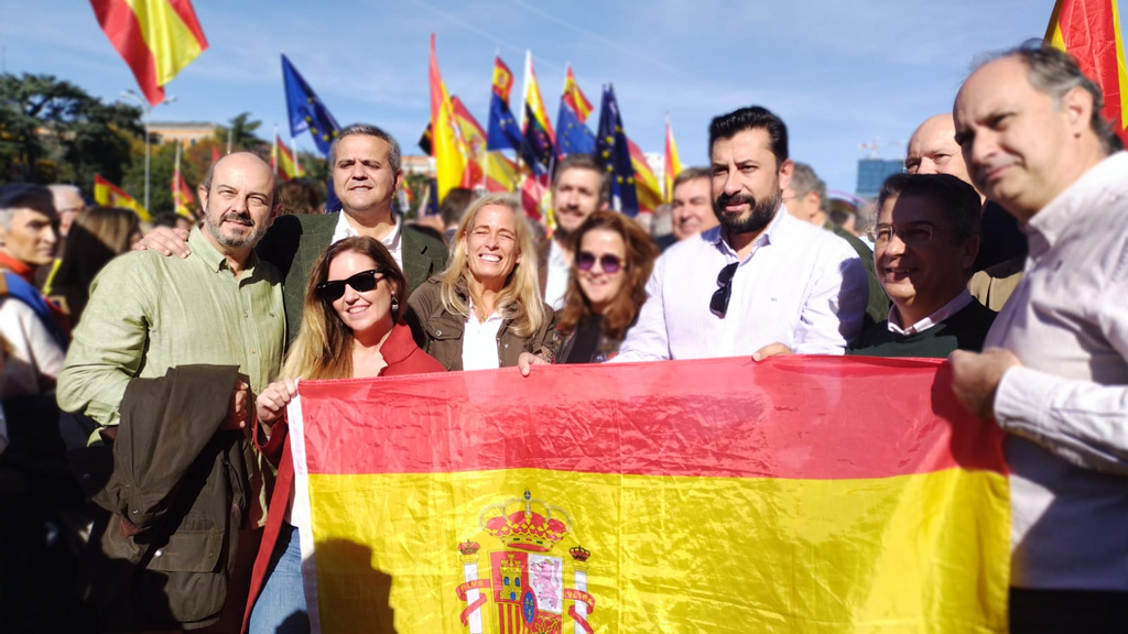 Manifestación en Madrid contra la ley de amnistía