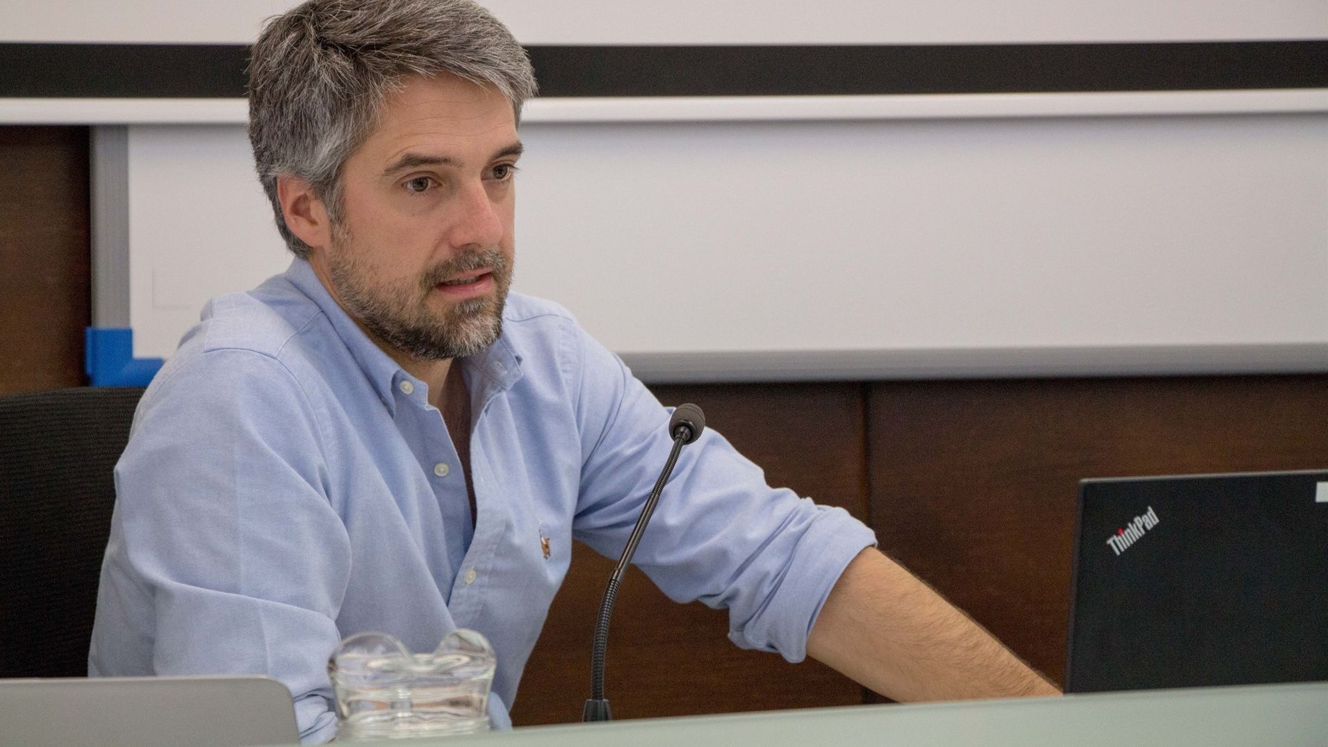 Además de su labor como presentador, Franganillo ha sido corresponsal en Moscú y Washington