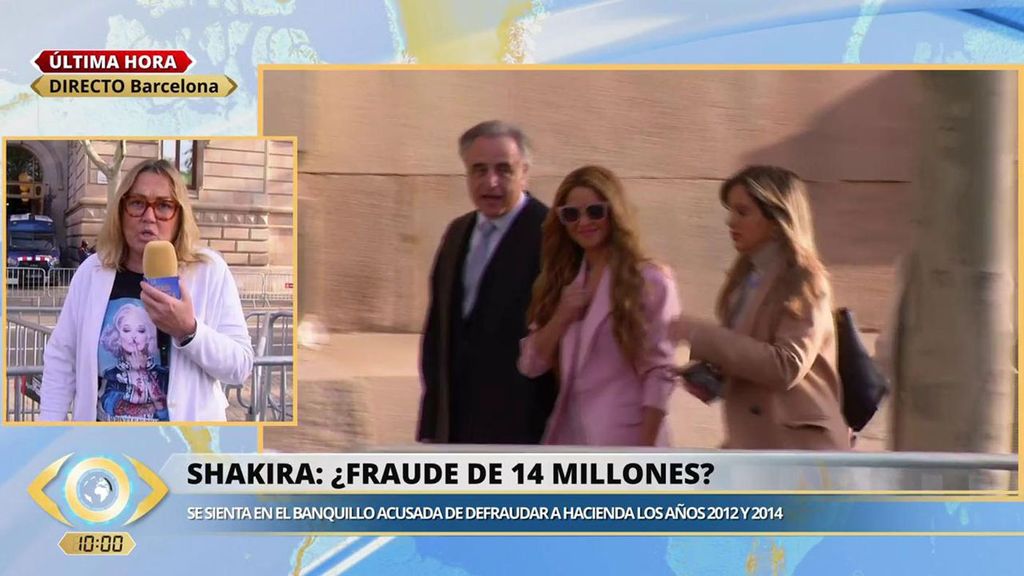 La llegada de Shakira a los juzgados de Barcelona La mirada crítica 2023 Programa 49