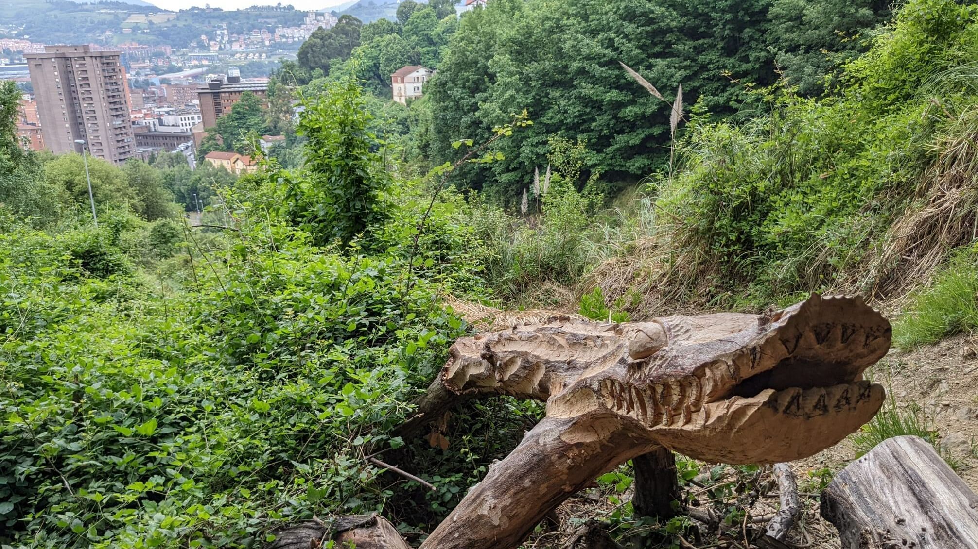 Una de las primeras esculturas encontradas en 'Potongo'