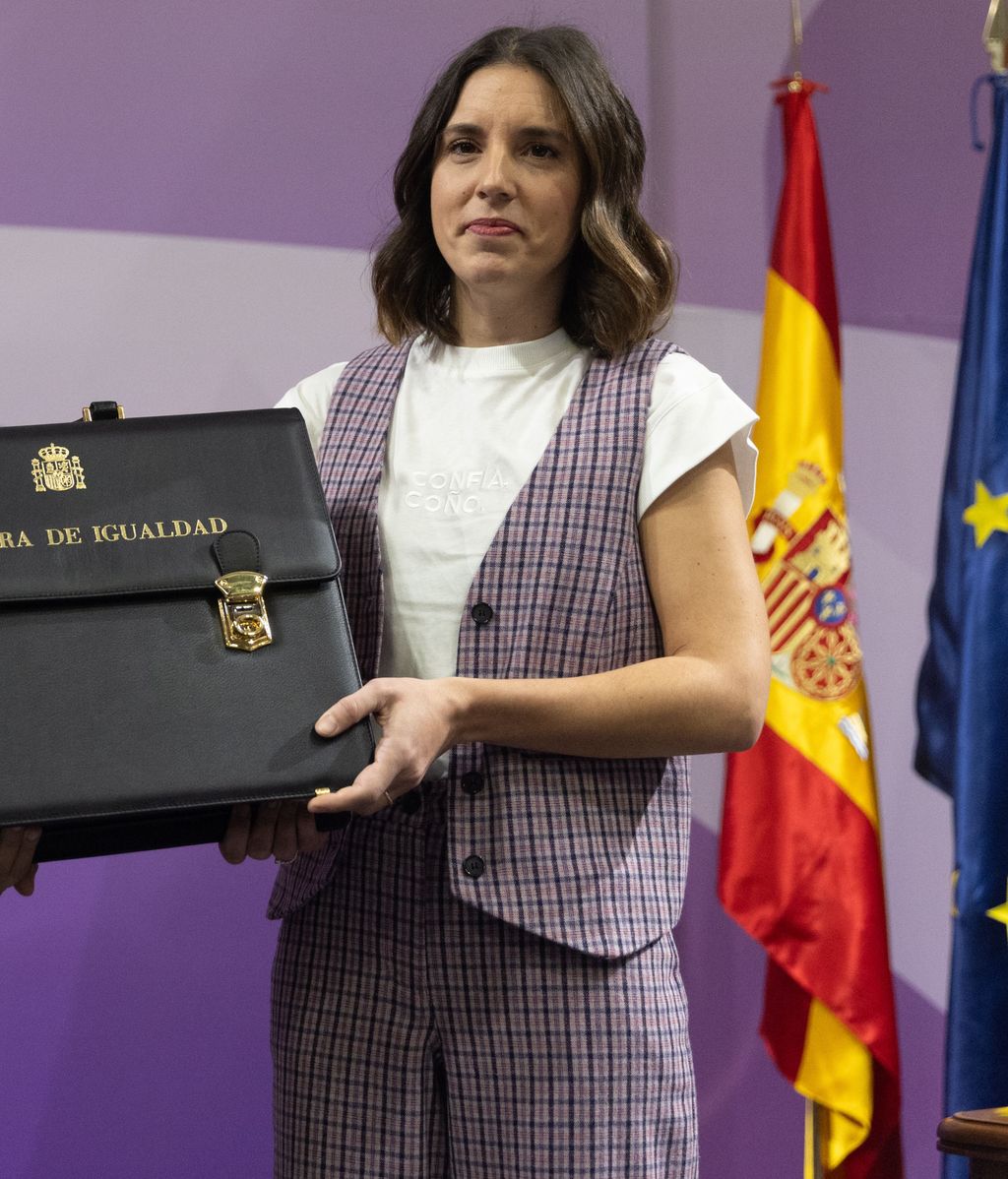 El estilismo de Irene Montero en su despedida del ministerio