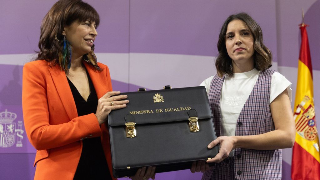Irene Montero cede la cartera de Igualdad a la nueva ministra, Ana Redondo