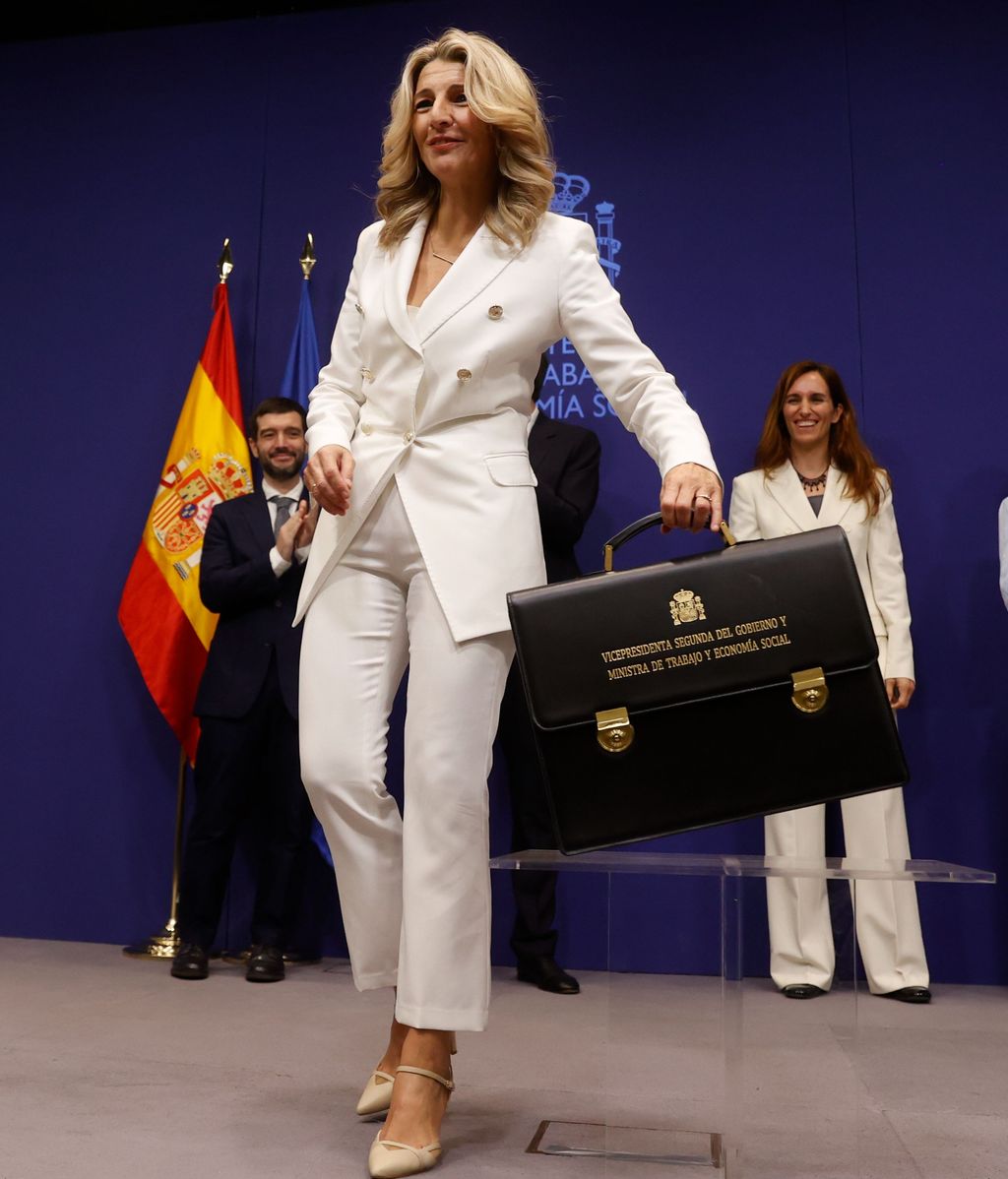 Yolanda Díaz toma posesión de su cartera como vicepresidenta segunda del Gobierno y ministra de Trabajo y Economía Social