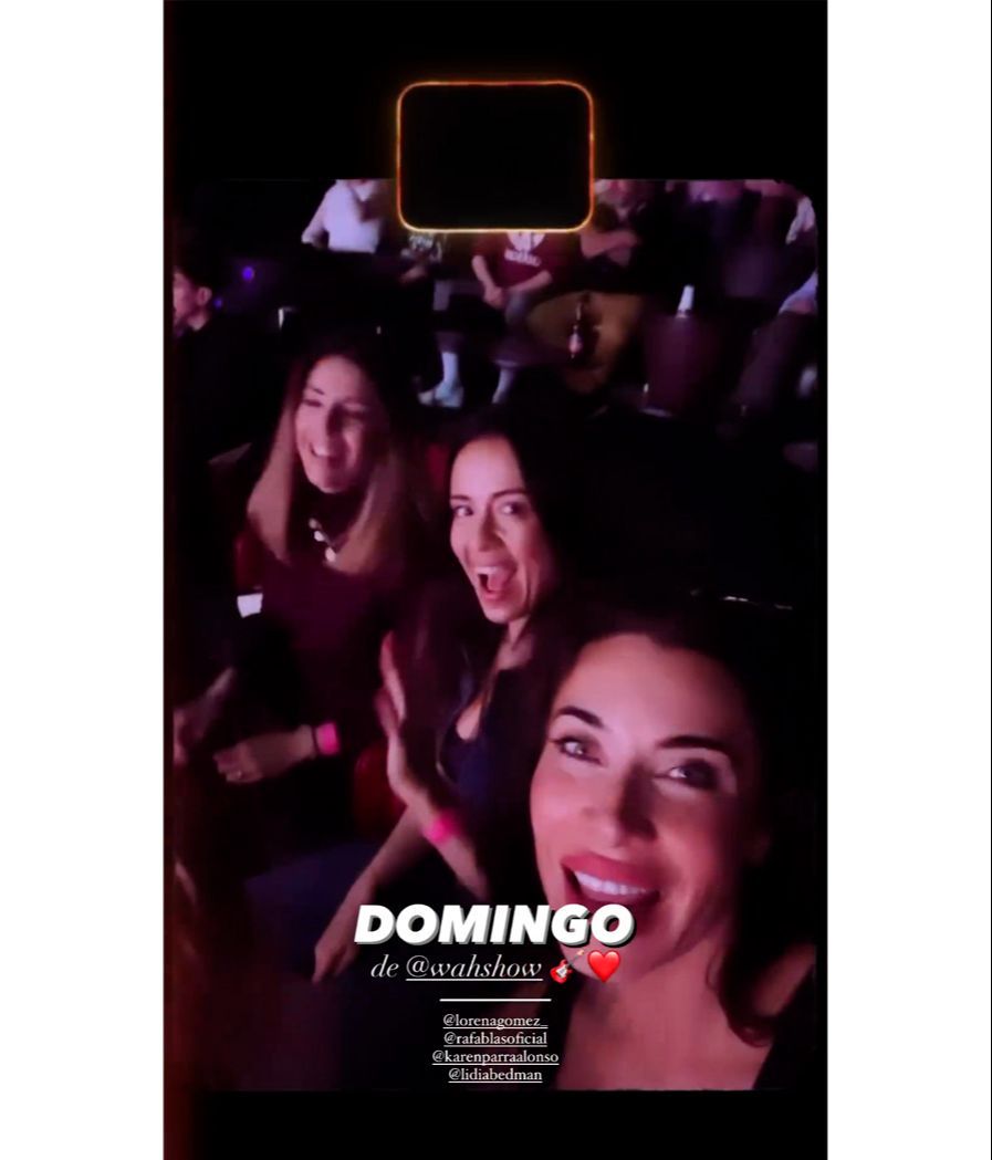 Pilar Rubio y Lorena Gómez se divierten junto a unas amigas en Wah Show en Madrid