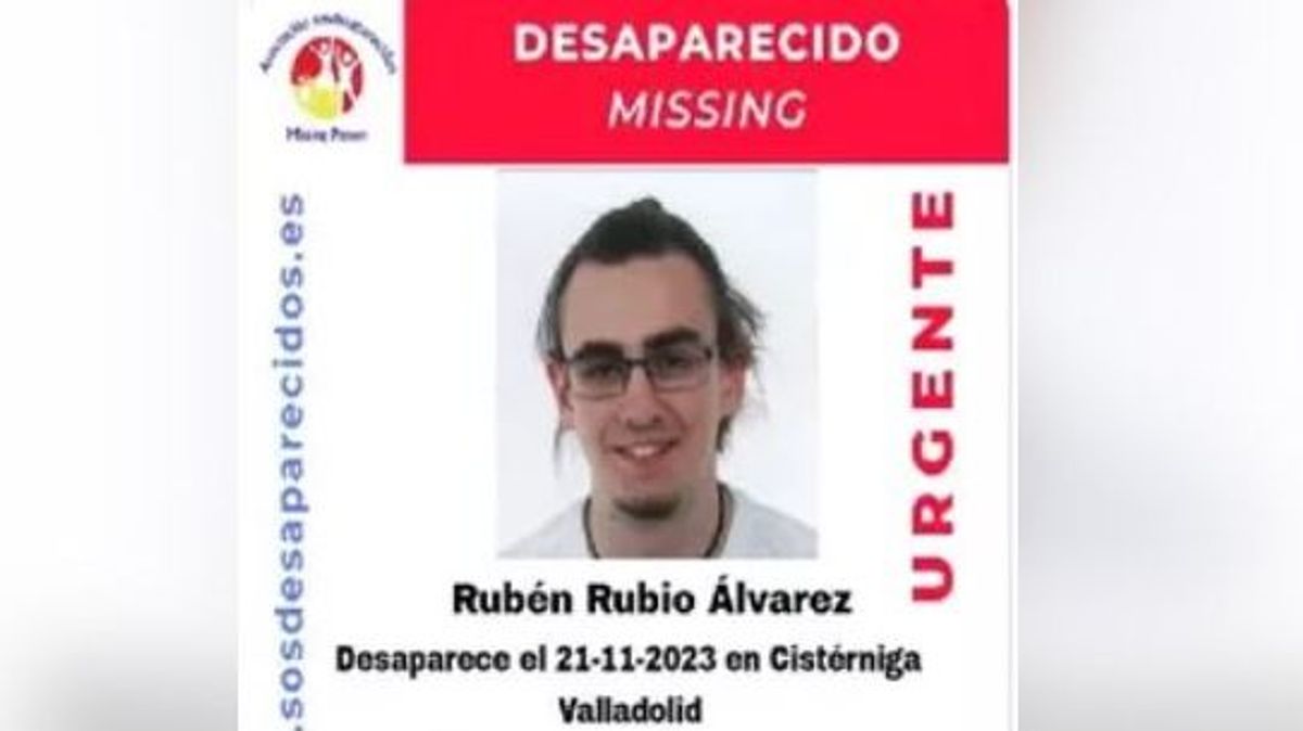 Rubén Rubio, de 18 años, el joven desaparecido en Valladolid