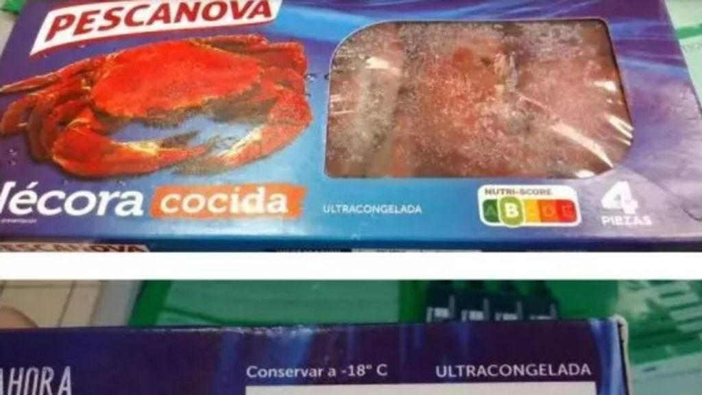 Alertan de la presencia de salmonela en nécoras cocidas congeladas de Pescanova