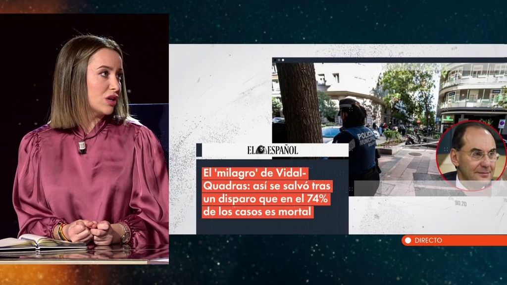 La periodista Teresa Gómez ha hablado con Vidal-Quadras: “Tiene bloqueada la mandíbula, pero puede escribir y expresarse perfectamente”