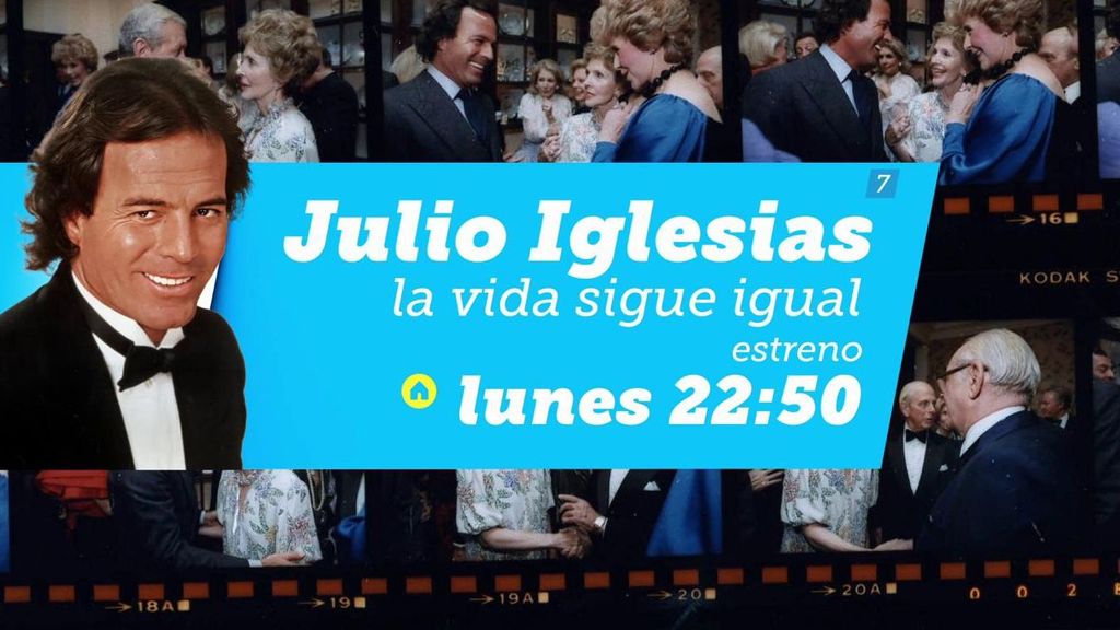 'Julio Iglesias: la vida sigue igual', ¡gran estreno el próximo lunes a las 22.50 horas en Telecinco!