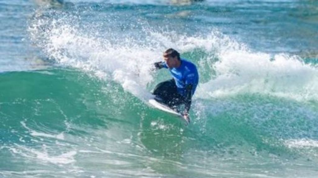 Ibon Oregi se ha convertido en subcampeón del mundo del surf tres años después de que le amputaran una pierna
