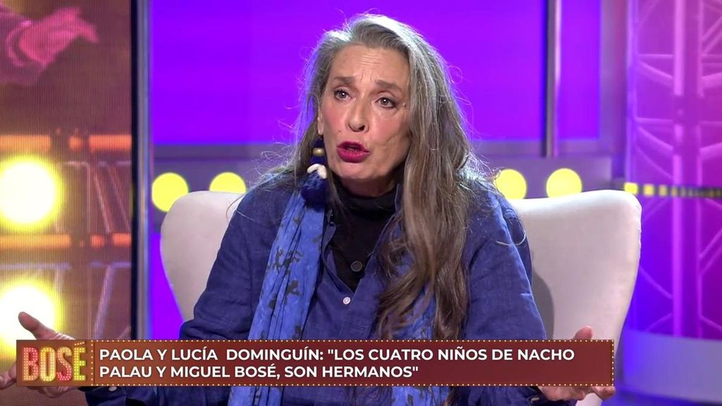Lucía y Paola Dominguín revelan cómo es la relación actual entre Miguel Bosé y Nacho Palau