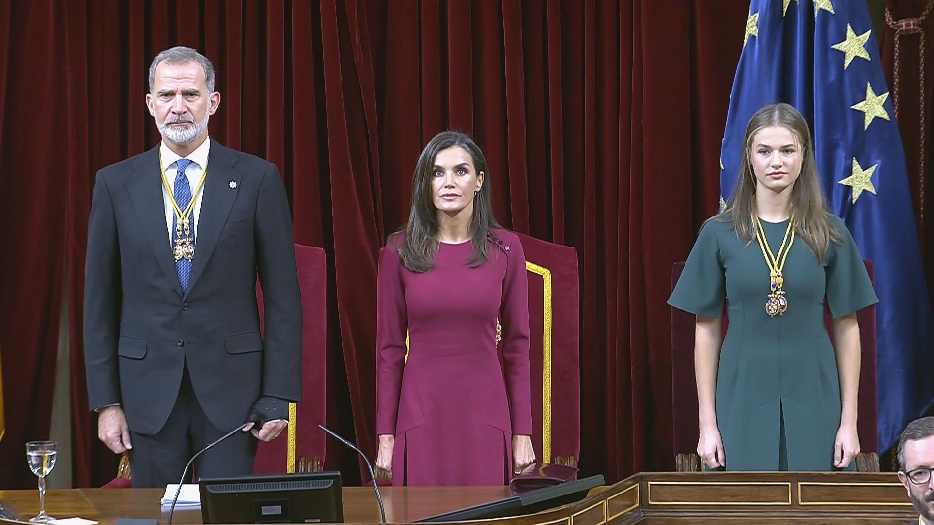 Los reyes presiden el acto de apertura de la XV Legislatura