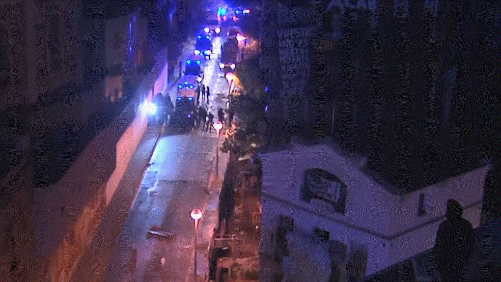 Las imágenes del desalojo de los okupas de Bonanova