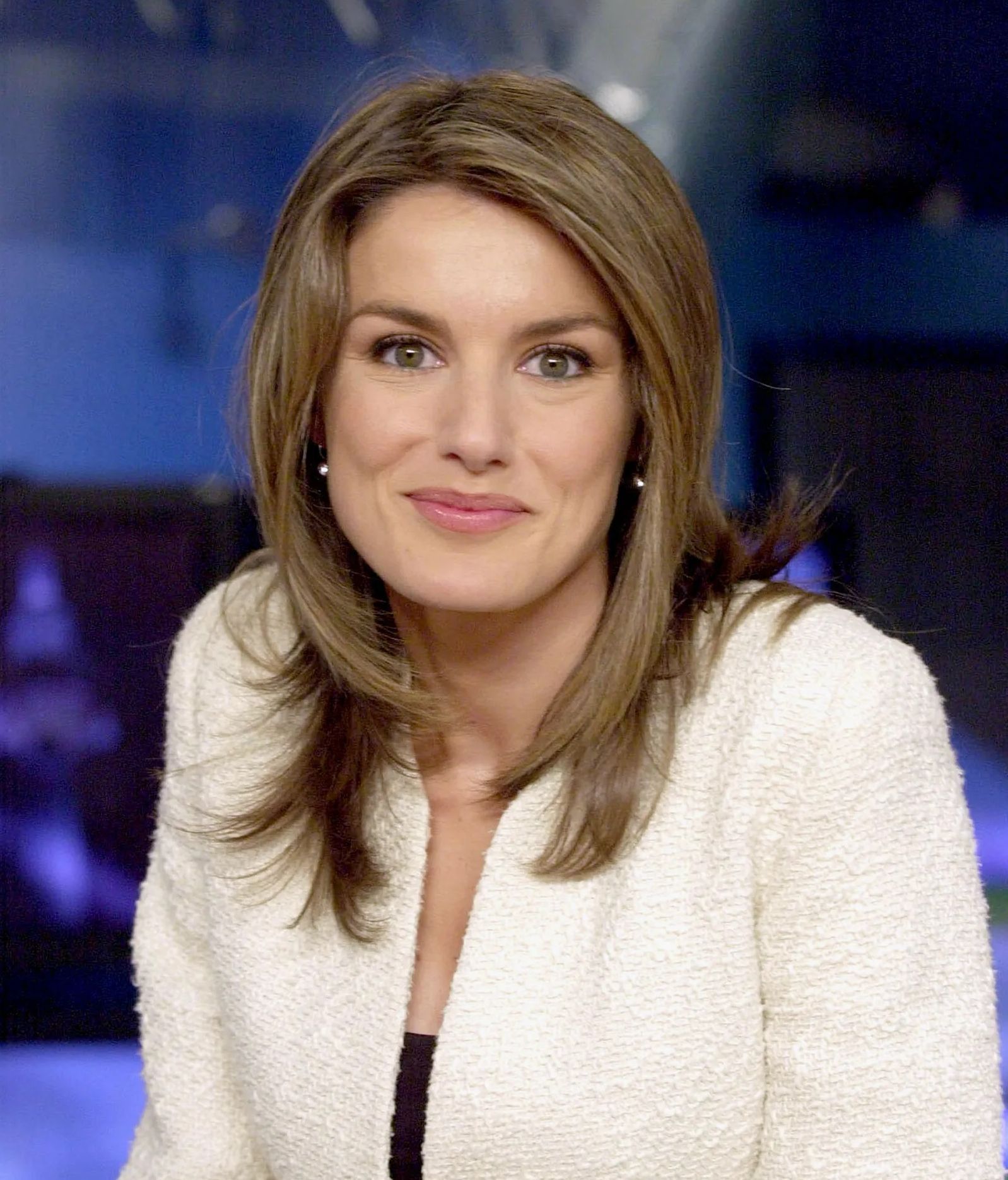 La reina Letizia cuando presentaba el Telediario en TVE