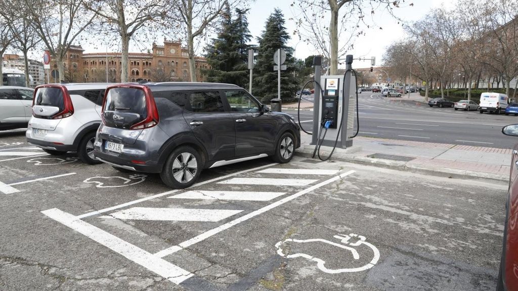 Parking para coches eléctricos.