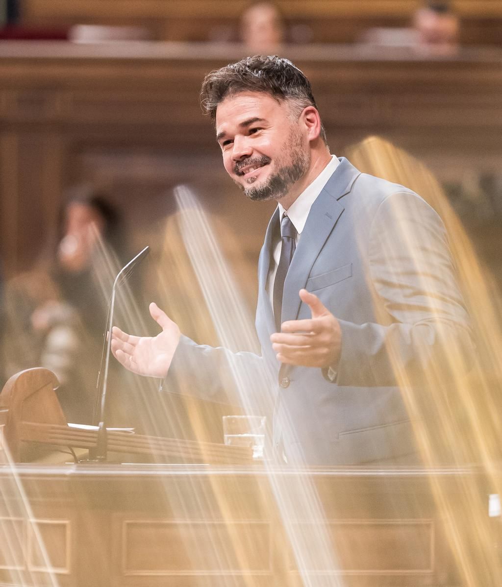 El portavoz de ERC en el Congreso, Gabriel Rufián