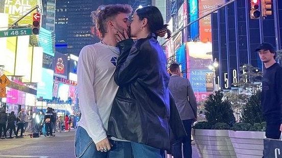 Dani Fernández y Yarea Guillén, durante su viaje a Nueva York