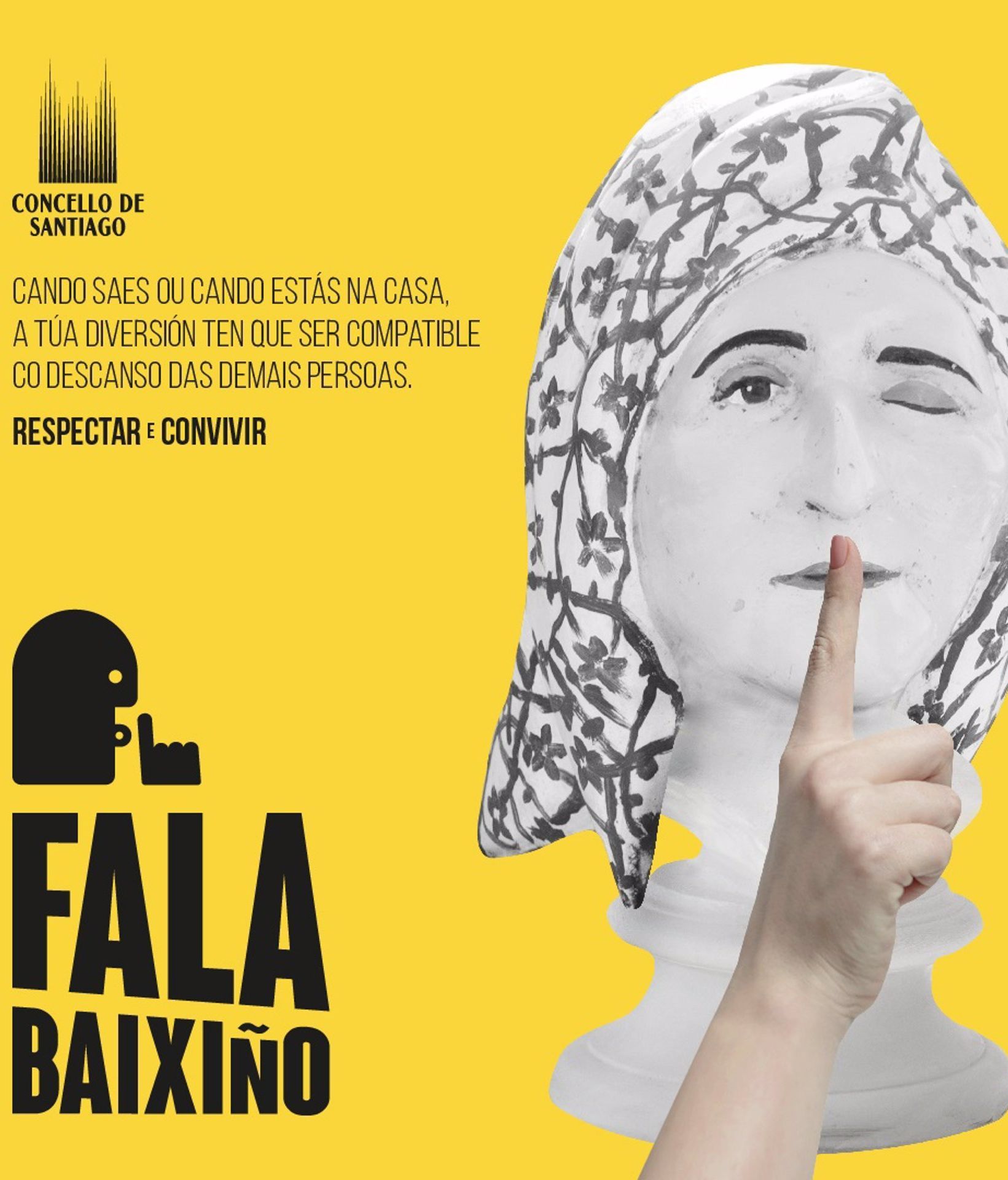 La alcaldesa de la ciudad asegura que se usó el amarillo porque se asocia con la precaución