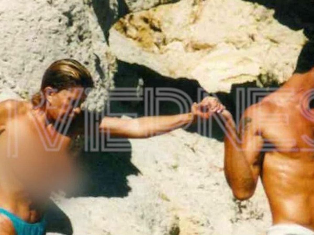 Bárbara Rey y Fran Francés: las fotos íntimas de su montaje en la playa -  De viernes