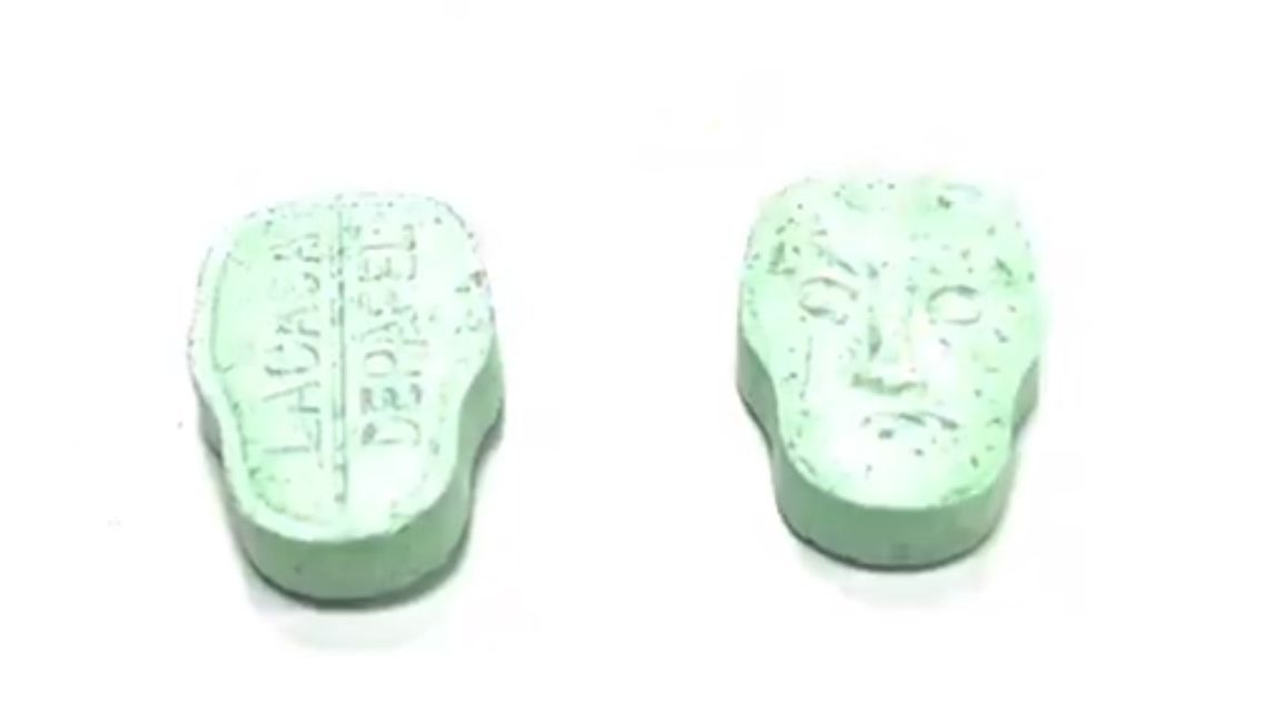 Pastilla de éxtasis incautadas