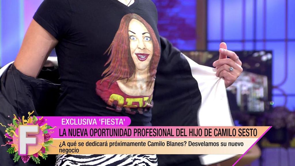 La camiseta con la cara de Camilín