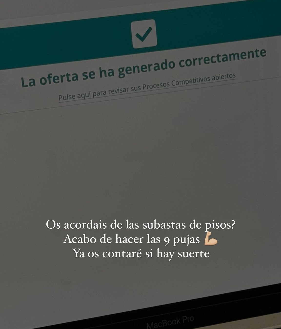 La puja de Sofía Suescun