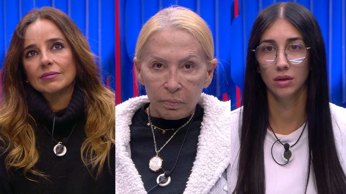 Carmen Alcayde, Laura Bozzo y Naomi Asensi en la sala de confesiones