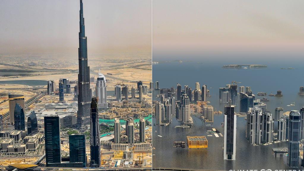 Impactos en Emiratos Árabes si el calentamiento del planeta subiera tres grados