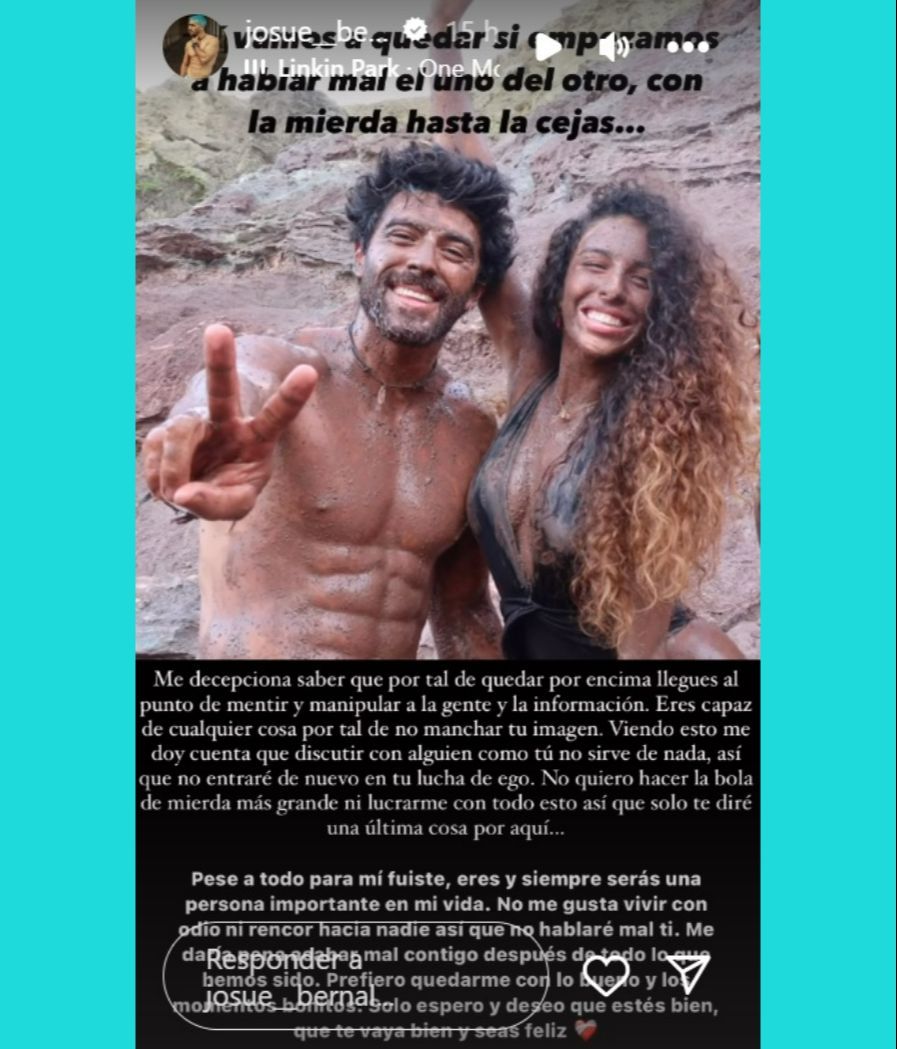 La carta abierta de Josué Bernal a Zoe Bayona