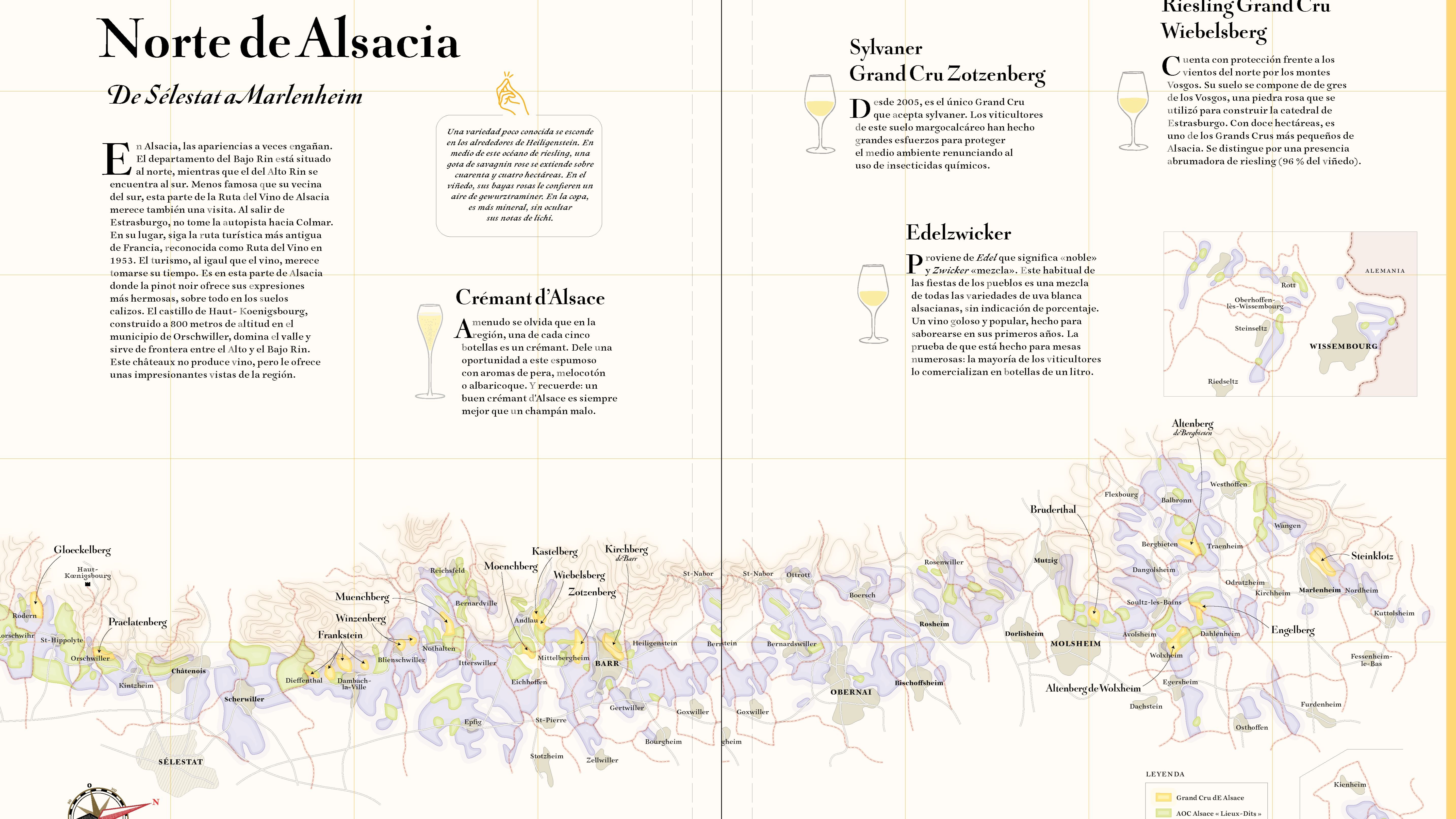 Ruta de los vinos franceses