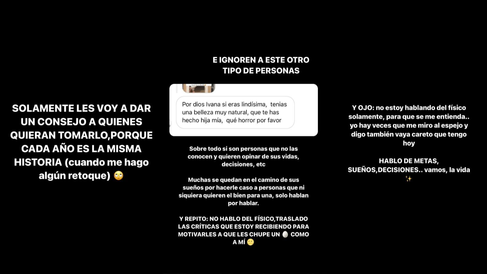 Ivana Icardi se defiende de los ataques por su cambio físico