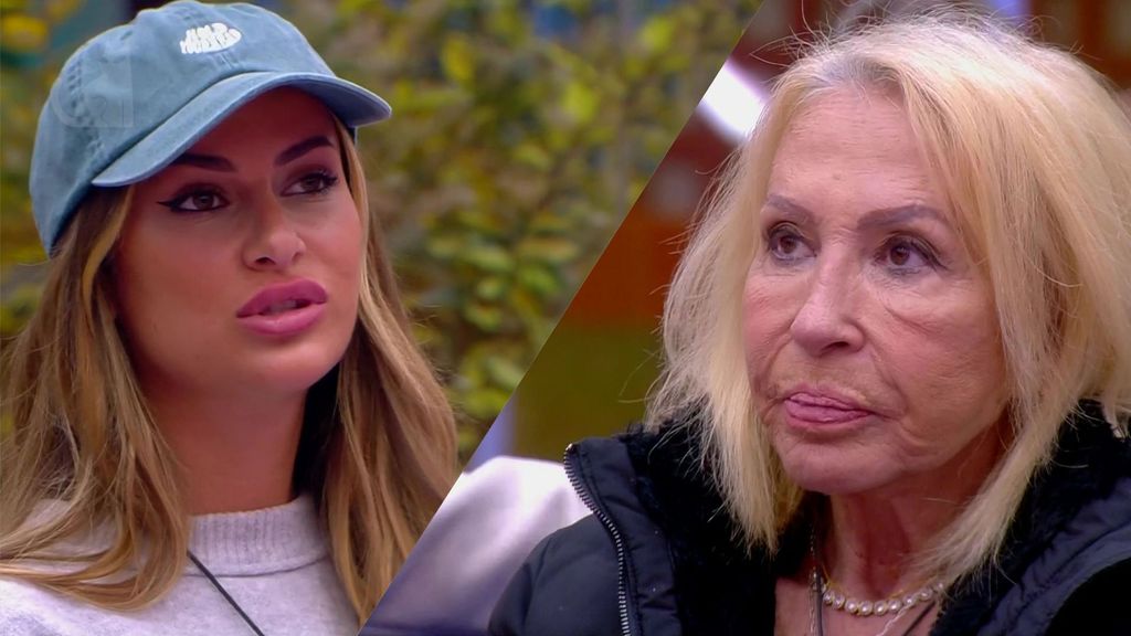 Laura Bozzo y Pilar Llori anoche en los posicionamientos