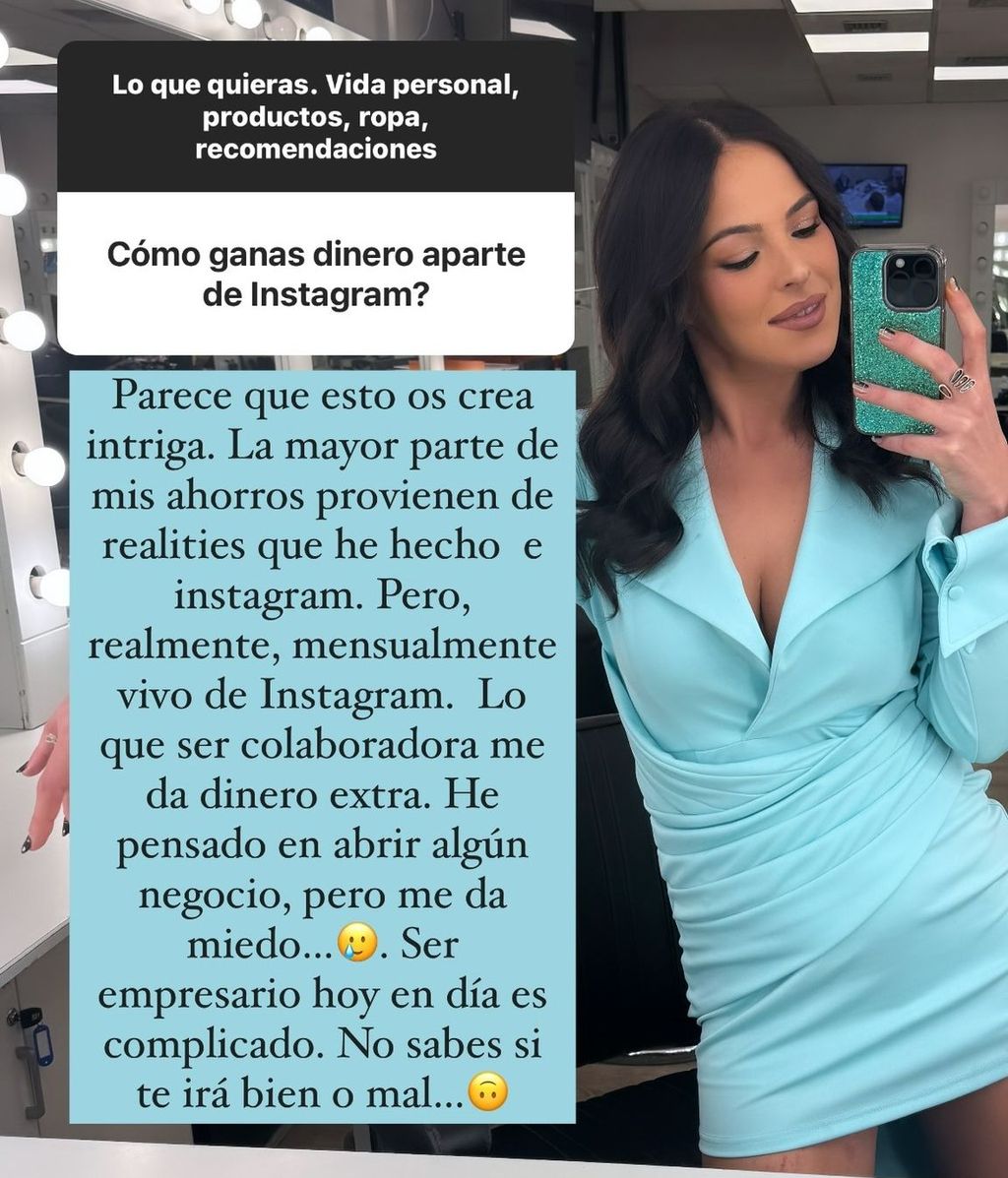 Marta Peñate habla de sus ahorros