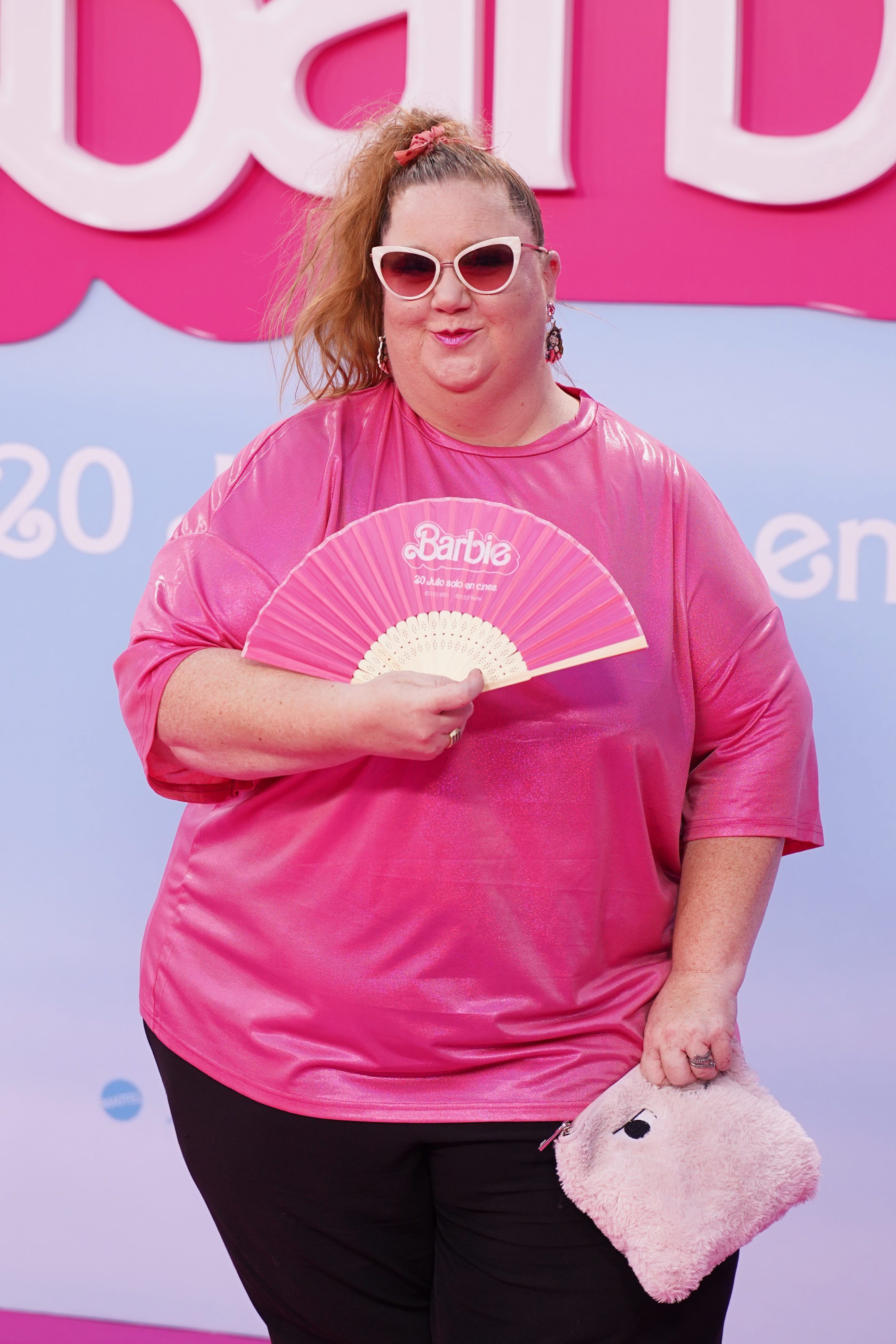 Castro, durante el prestreno de 'Barbie', este pasado verano