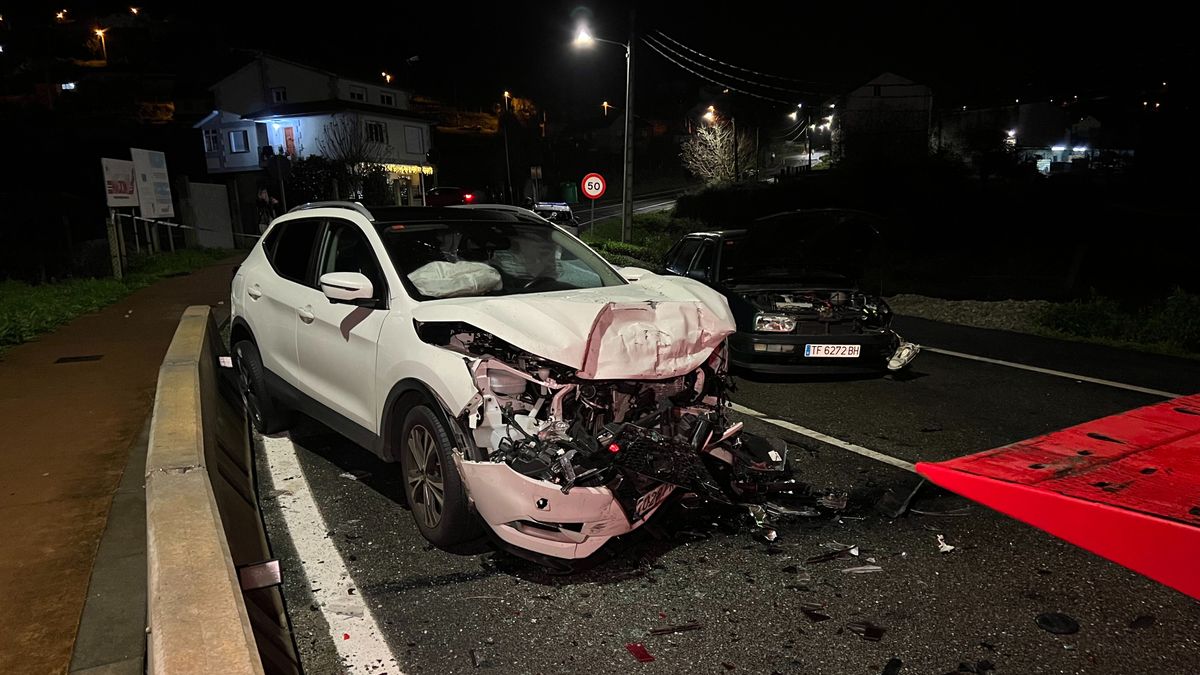Accidente de coche en Marín