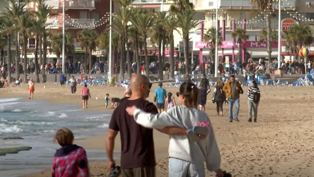 Benidorm, éxito total en el puente de diciembre gracias a las altas temperaturas