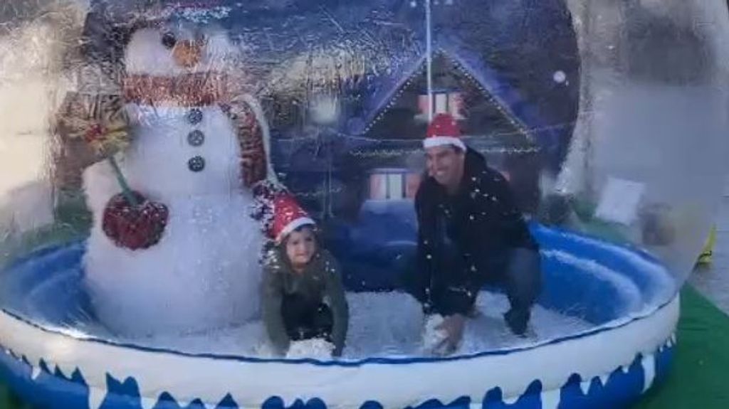 Bola de nieve en Chiclana (Cádiz)