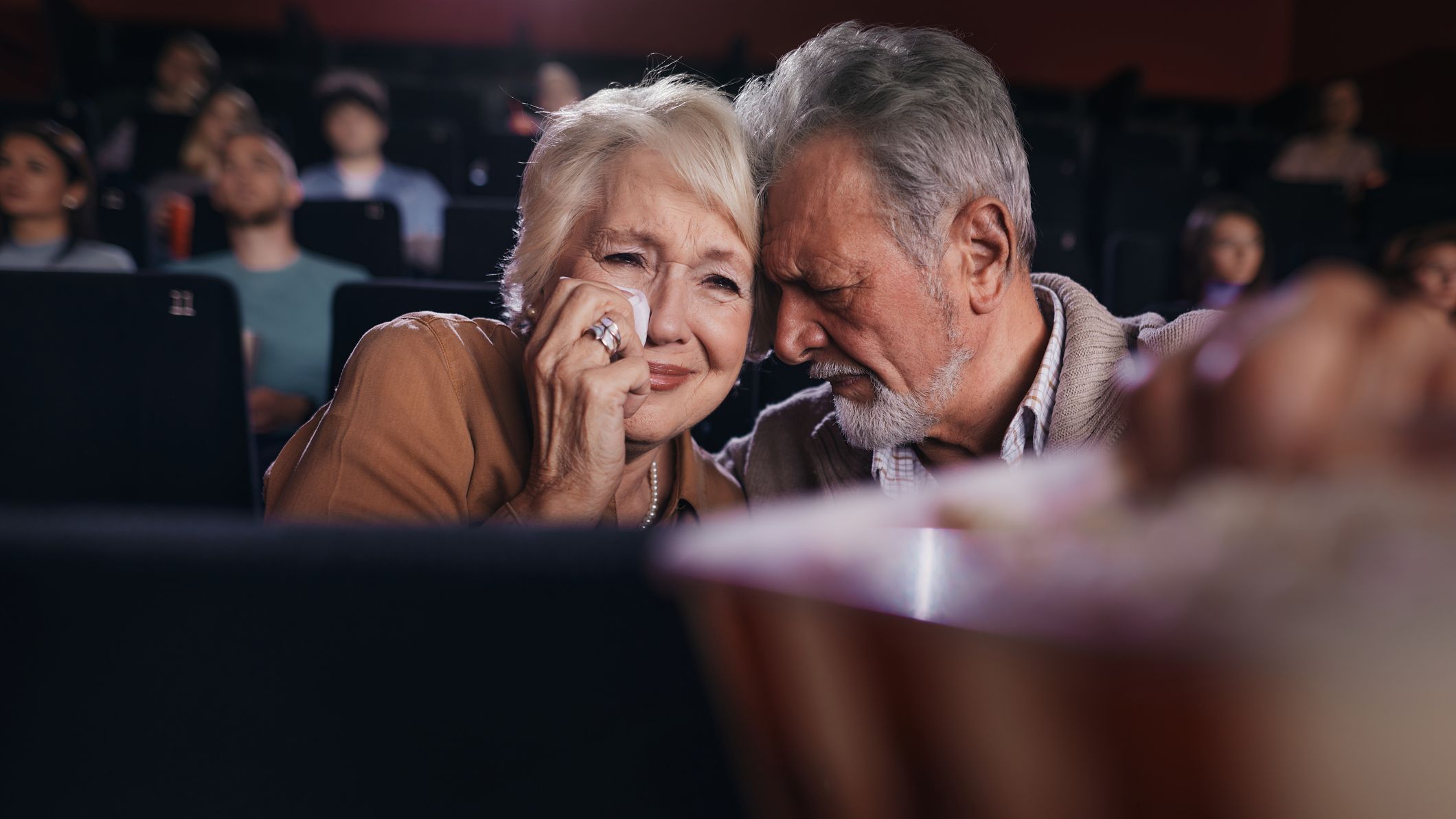Llorar en el cine como catársis.