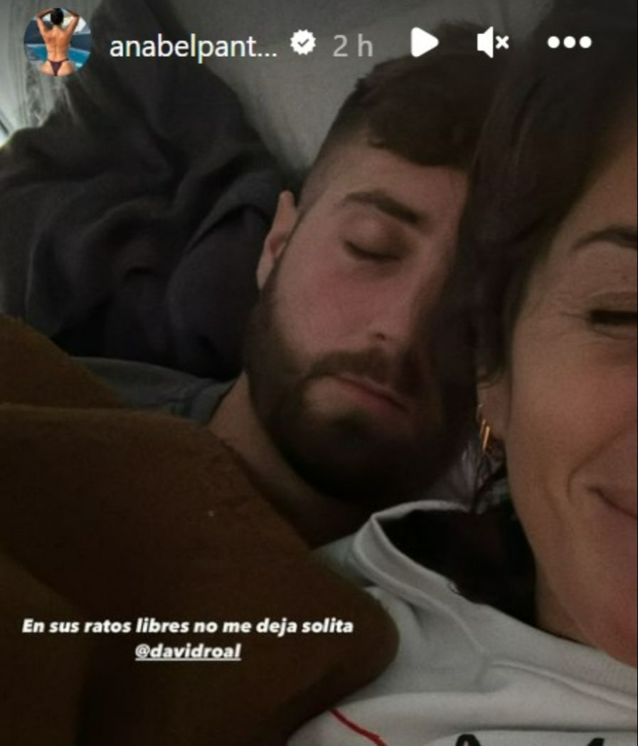 Anabel Pantoja, feliz por poder contar con la ayuda de su novio