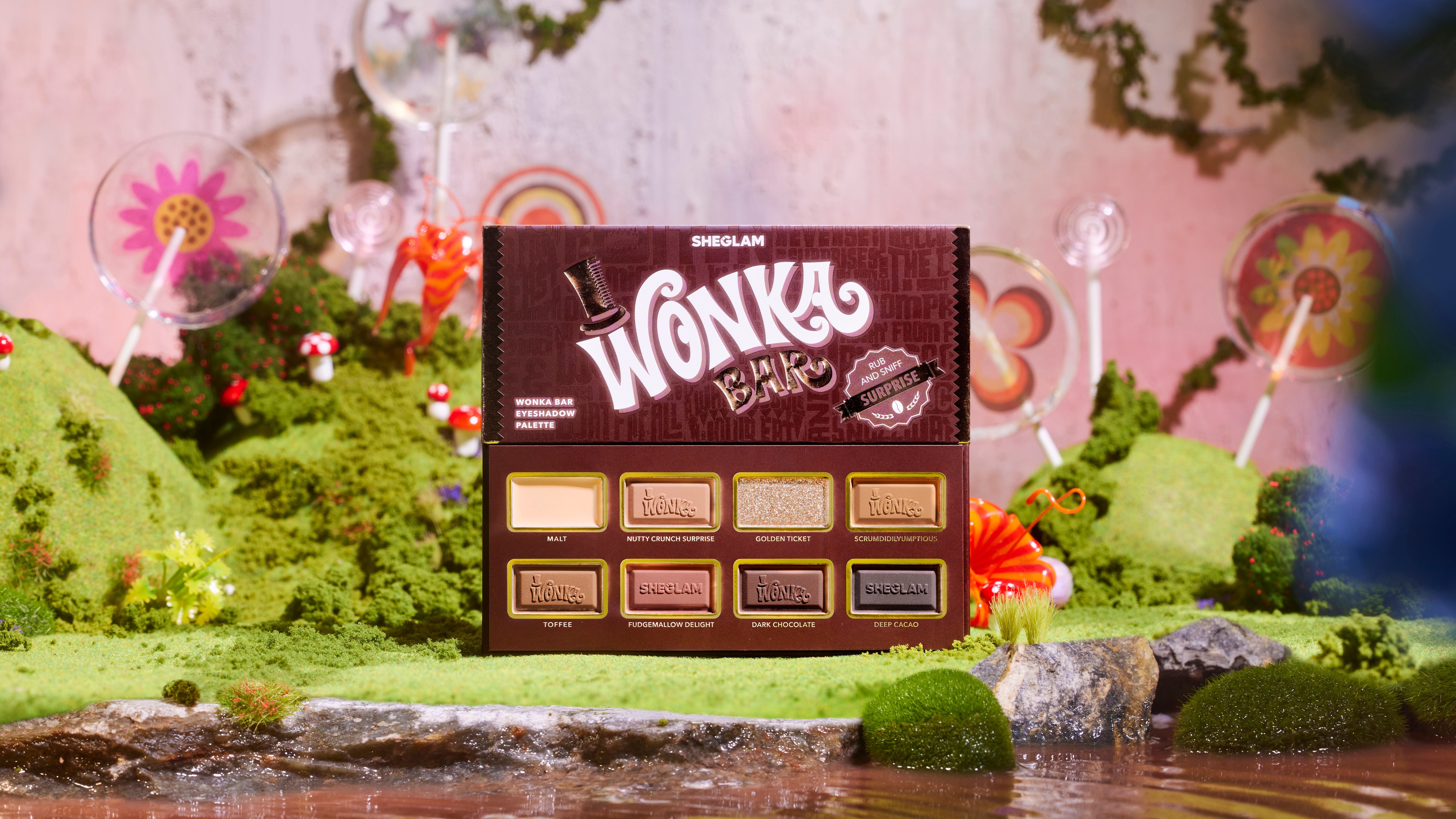 La increible colección de maquillaje de Willy Wonka, ahora en SHEIN