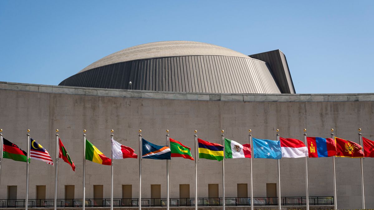 El edificio de la Aasmblea General de Naciones Unidas en Nueva York
