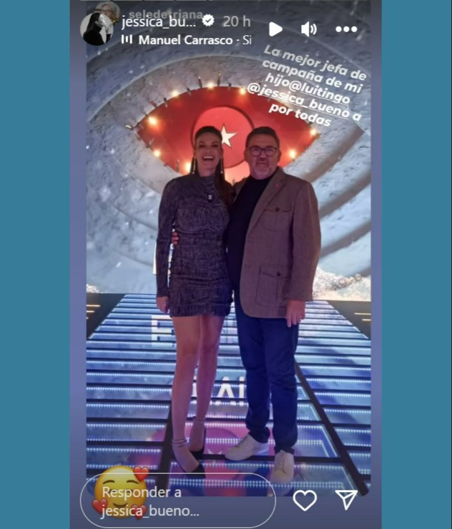 El padre de Luitingo apoya a Jessica Bueno