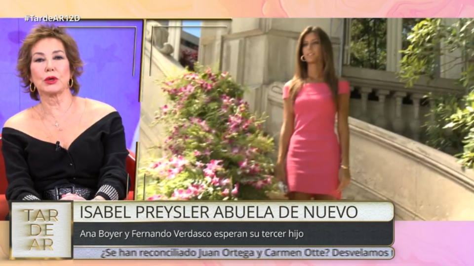 Isabel Preysler volverá a ser abuela: "Hace dos semanas Ana Boyer fue vista en una clínica para hacerse una revisión"
