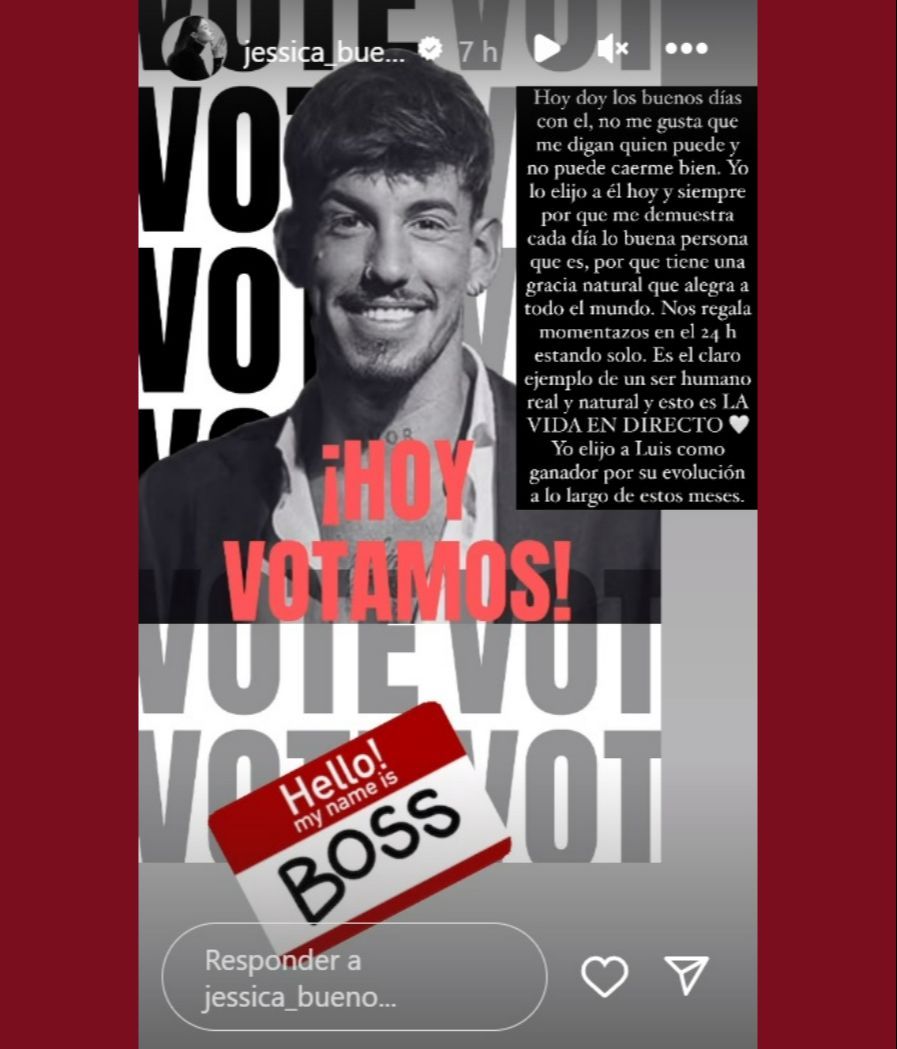 Jessica, entregada con la campaña de Luitingo