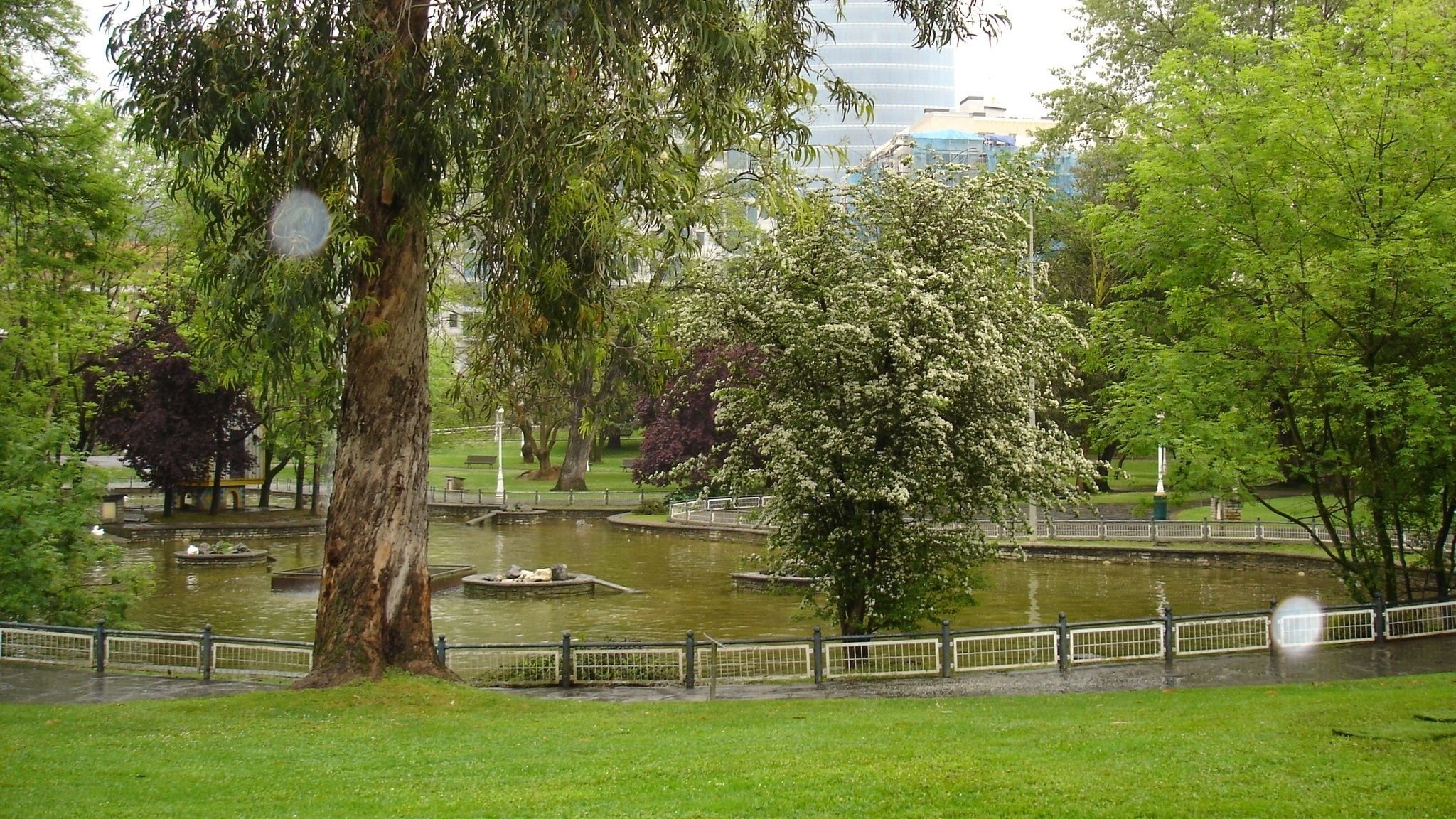 Parque de Doña Casilda donde sufrió las dos agresiones con un año de diferencia
