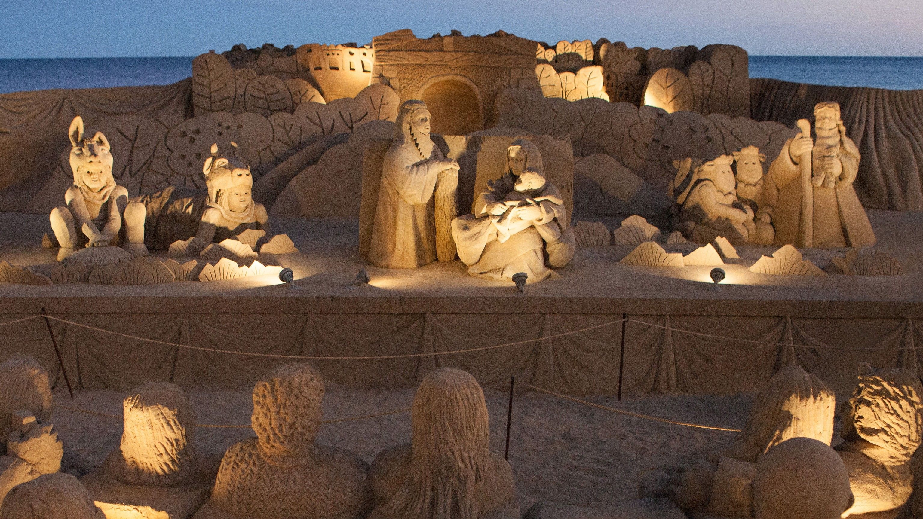 Pesebre Monumental de Arena de La Pineda en Vila-seca