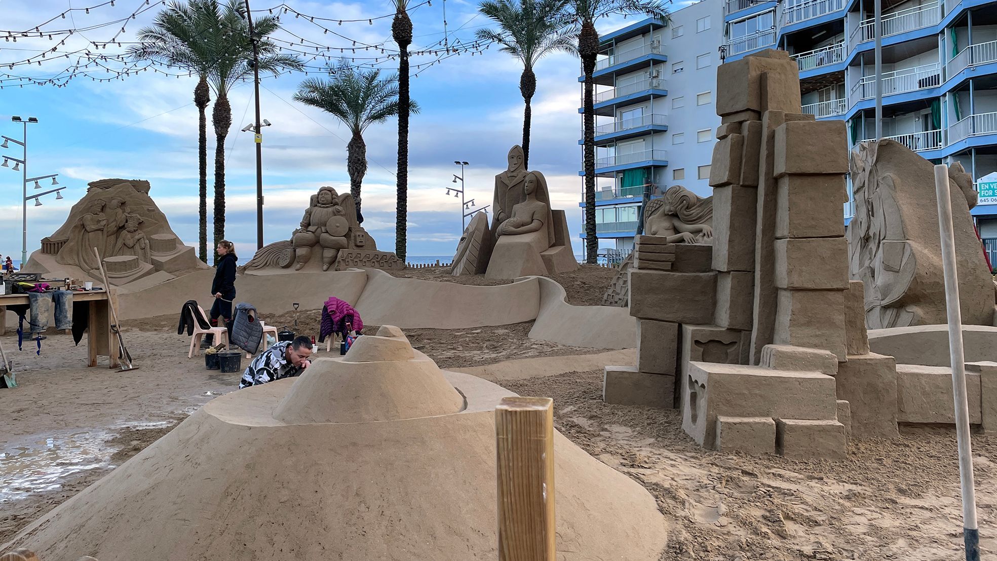 Pesebre Monumental de Arena de La Pineda en Vila-seca