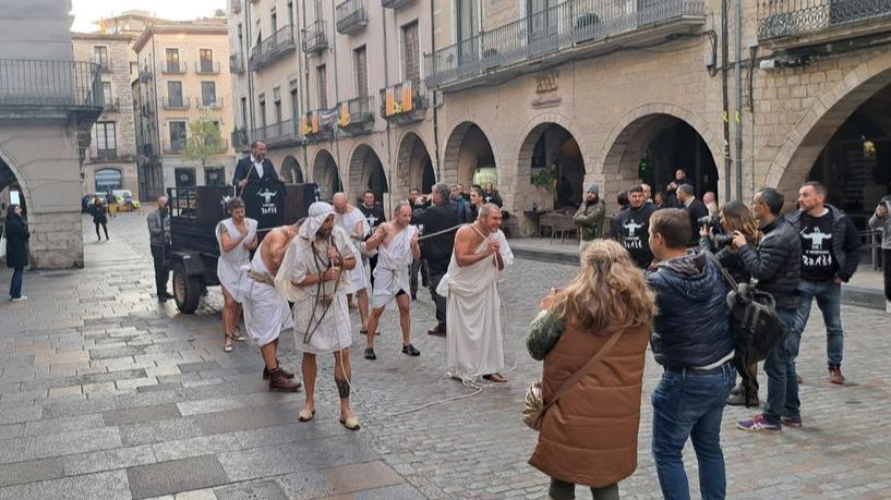 Protesta de la Policía Local de Girona