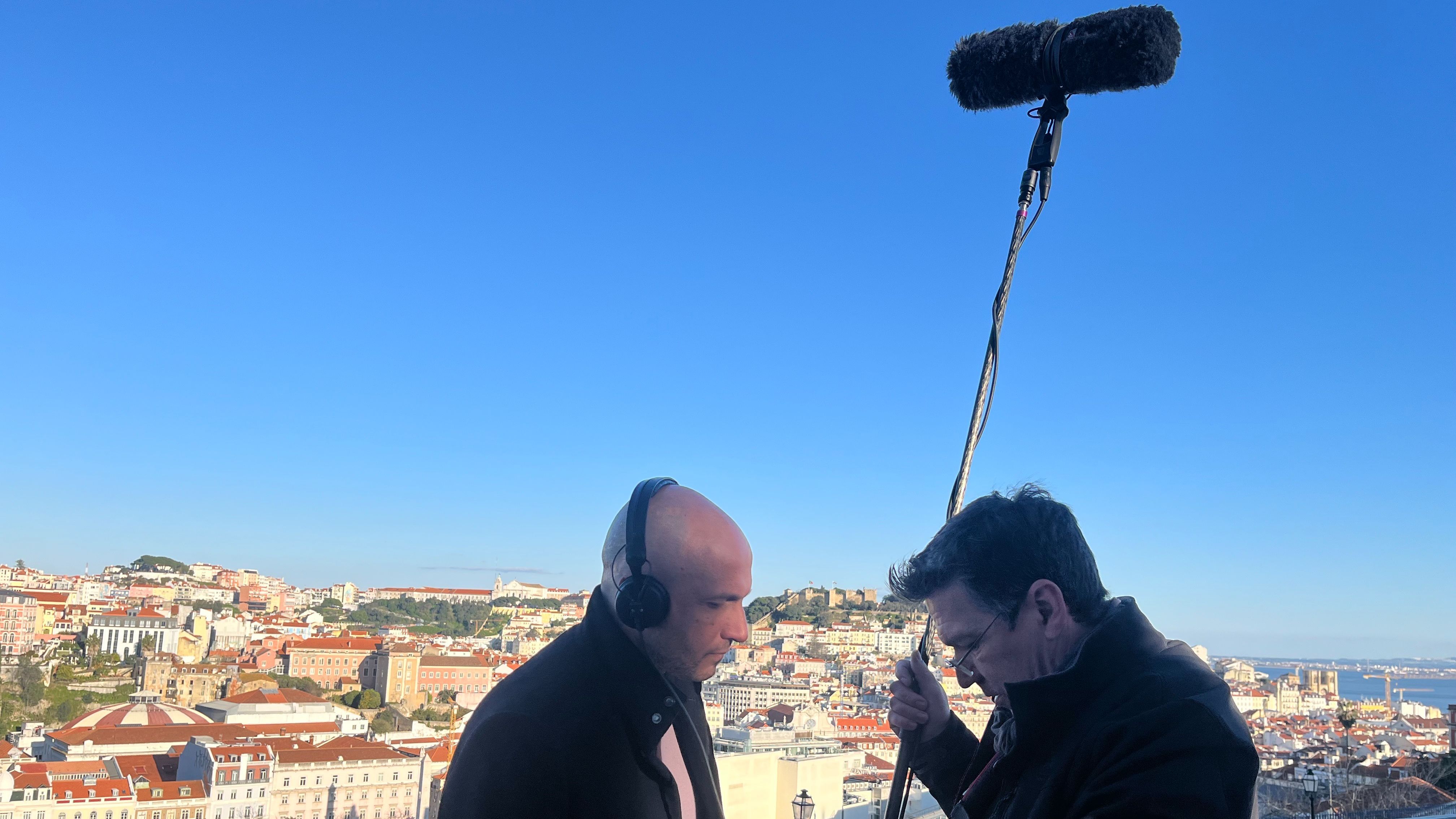 Recogiendo el pulso de Lisboa.