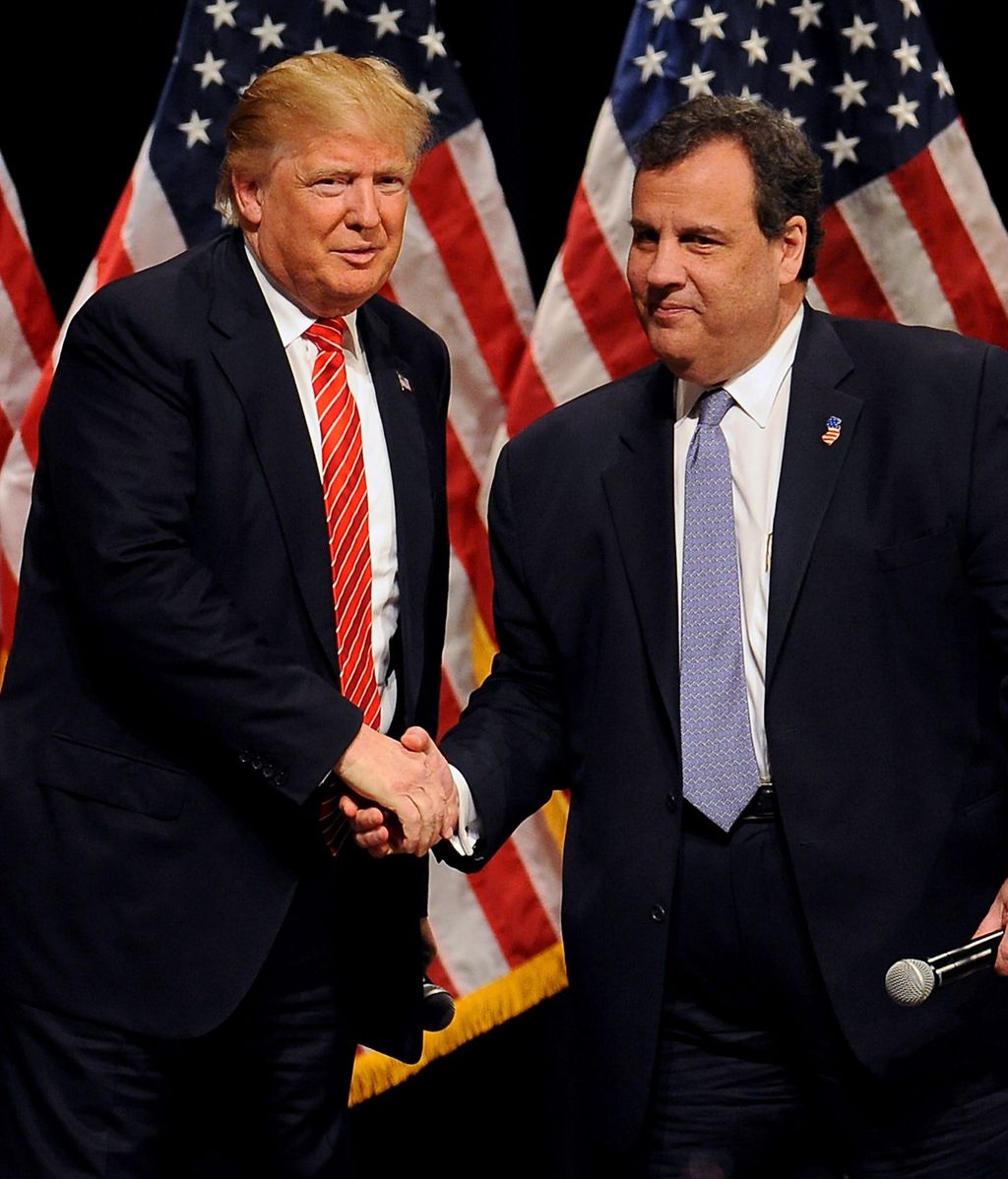 Trump y Christie, en una foto de archivo de 2016