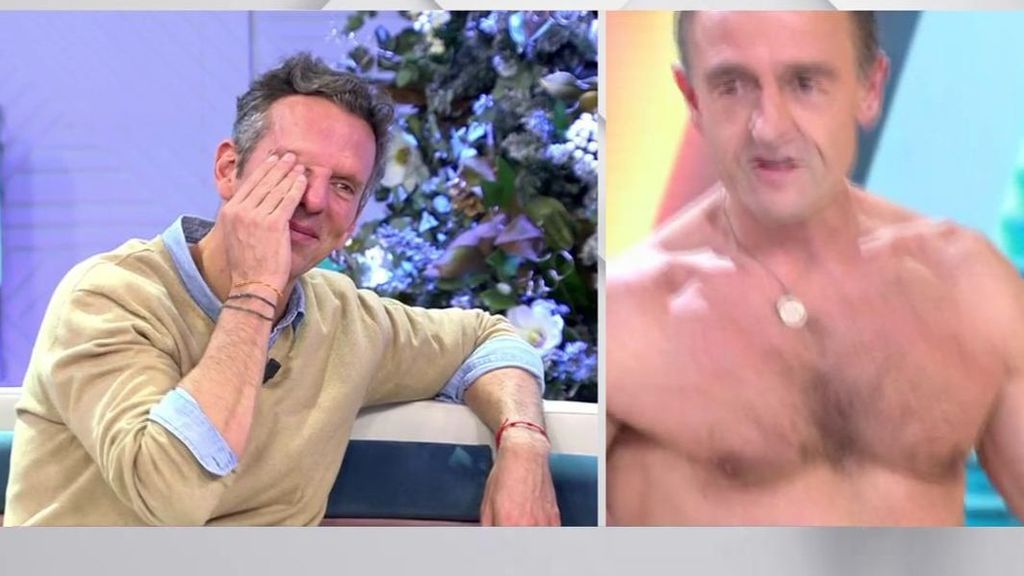 La reacción de Joaquín Prat al "desnudo" de Alessandro Lequio en 'TardeAR'